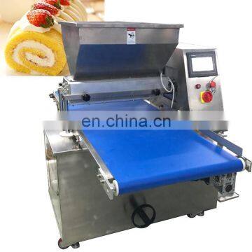 Full Automatic Swiss Roll Cake Making Machine Cake Depositor Machine