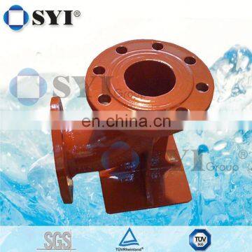 EN598 Double flanged duckfoot 90 degree bend