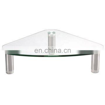 Simple structure  rectangular tempered glass table top