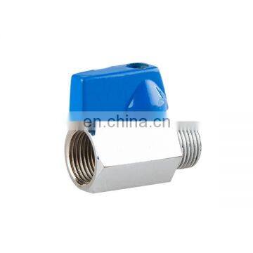 JD-293 Taizhou Plastic Handle Supply Stainless Steel Mini Ball Valve photo-3