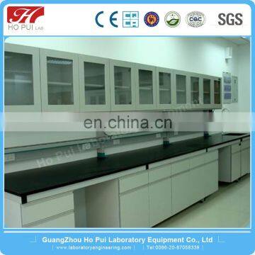 Steel wood dental lab side table wall bench electronic lab bench in China