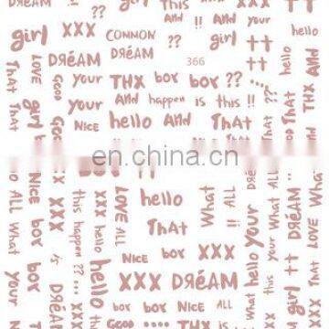 JOYFUL 362-387 Japanese Mayu Rose Gold English Letter Nail Stickers Nails 3d Adhesive Patch Nail Stickers photo-3