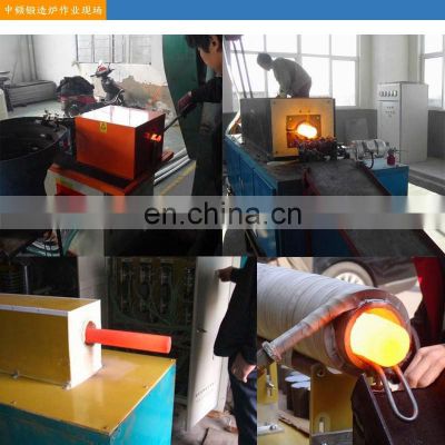 Small size portable heat treatment oven induction machine