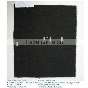 Woolen fabric stock