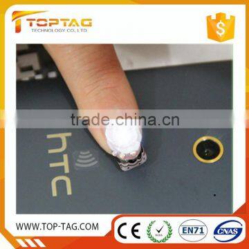 China Shenzhen Rfid Finger Nail Tag / Small NFC Led Nail Art Sticker