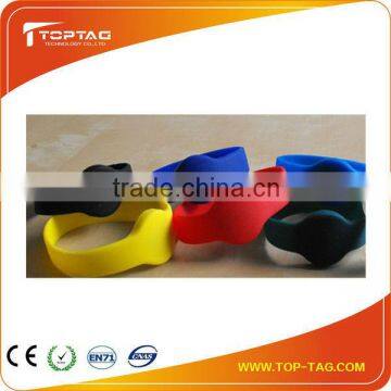 2014 Printable 125KHz/13.56MHz silicon RFID wristband for Spa,Swimming Pool