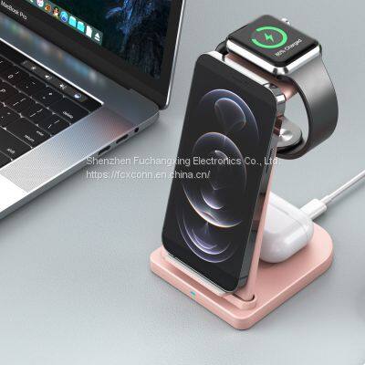 20W 3 in 1  Wireless Charger Stand for iPhone 13 12 11 XS XR X 8 AirPods Pro Charging Dock Station For Apple Watch iWatch 7 6