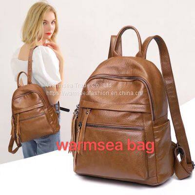 Girls Mini Leather School Bags Students Backpacks College Bag photo-2