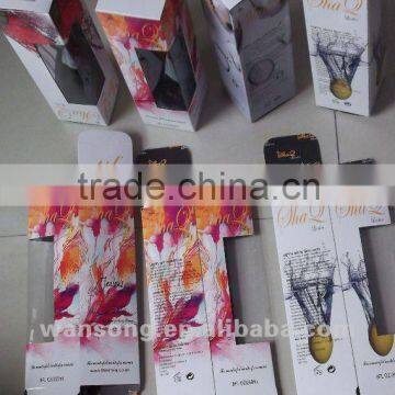 Fashion style with pvc window packing gift paper box