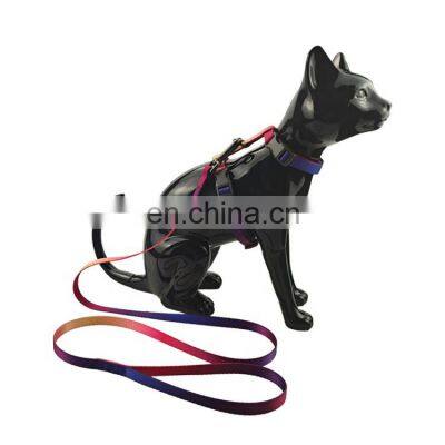 colorful cat harness and lead set wholesale pet accessories