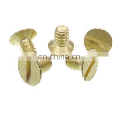 copper machine screws with small flat head