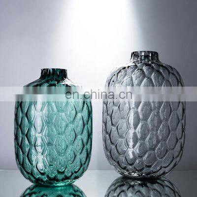 Modern Luxury  Wholesale Table Decor Home Flower Arrangement In Vase Glass China For Flower