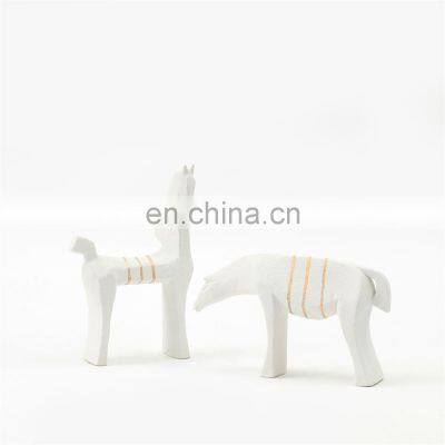 Small Simple Abstract Art Minimalist Room Table Animal Sculpture photo-3