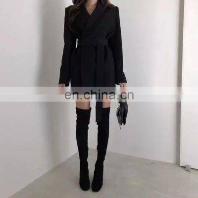 Оптовая продажа индивидуально изготовленных ретро повседневных костюмов для офисных работников, офисной одежды, бежевых блуз для женщин, жакетов и курток для женщин photo-3