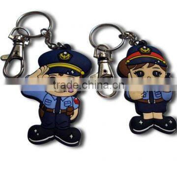 Promotional Gifts Rubber Key Chain / Custom Pvc Keychain / Plastic Silicon Keychain photo-6
