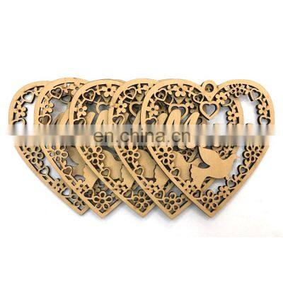 Animal Shape Wooden Christmas Decorative Hanging Felt Ornament for Events Hanging Christmas Ornaments Laser Cut photo-5