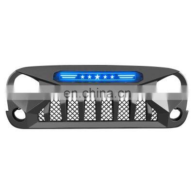 Front Grill with day running light for Jeep Wrangler JK