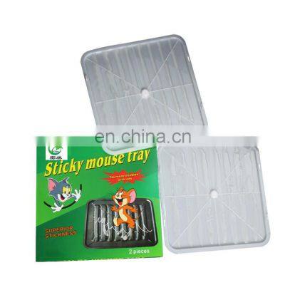 Quality Boxed Plastic Mice Exterminator Sticky Plastic Tray Mice Sticky Board Can be Customized OEM