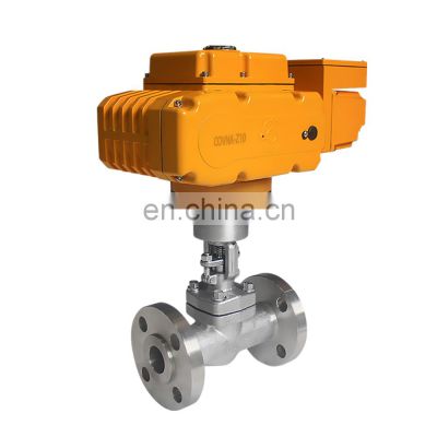 Intelligent actuator Multi Turn stainless steel SS304 2inch  flange globe valve