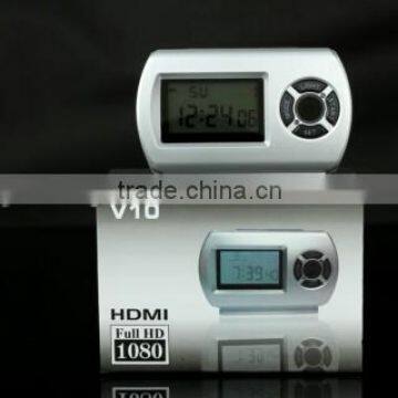 2014 Newest 1080P Night Vision Dvr V10 Camera Clock With HDMI Cable photo-3