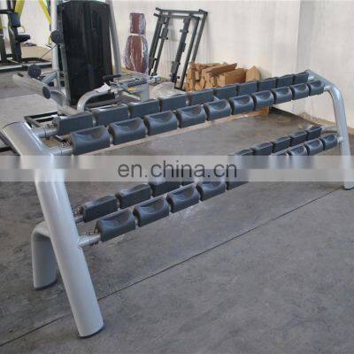 Hot Sale Commercial Use Stair Trainer Machine Gym Equipment Steel Dumbbell Dumbbell Rack Commercial Fitness Equipment MND-AN02