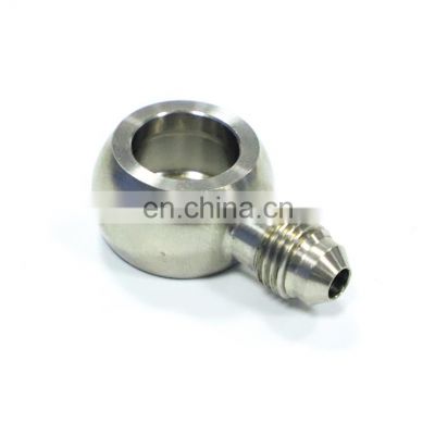 OEM cnc machined car engine titanium fitting custom metal machining parts