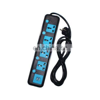 2022   hot- sale 4 Way universal Extension Cord Socket With Switch