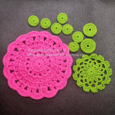 Handcraft garment accessories handmade cotton appliques