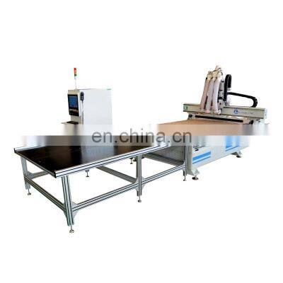 Automatic cnc loading unloading machine ATC cnc router machine nesting machine cabinet furniture