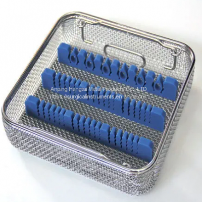 Sterilisation Basket With Silicone Inserts Laparoscopy Trays photo-5