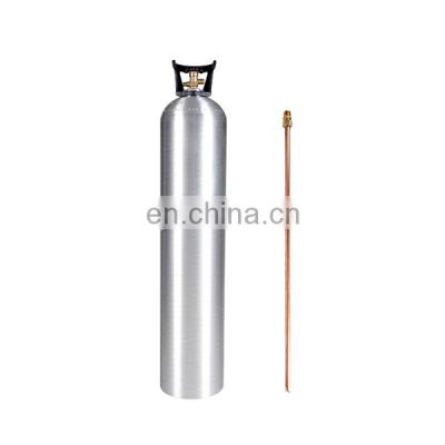 HG-IG AA6061 Soda Water Aluminum CO2 bottle Food Beverage Aluminum Co2 Cylinder