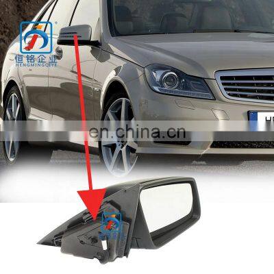 Glossy Black C Class C200 Mirror Assy W204 Side Rearview Mirror Assembly 2048102976