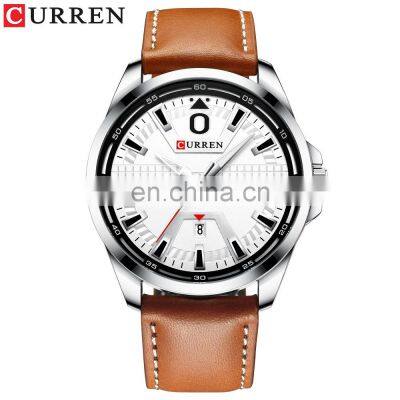 CURREN Leather Strap Waterproof Men's Watch Business Men's Watch