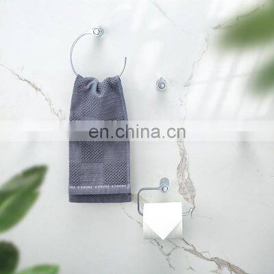 Wholesale Trend Household Products Zinc Alloy Chrome Hanger Stand For Clothes Wall Robe Mount Hook Towel photo-3