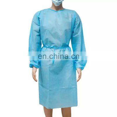 Wholesale Disposable Doctor Coats Sms/pp Material Disposable Hospital Uniform Coat Medical Isolation Gown photo-5