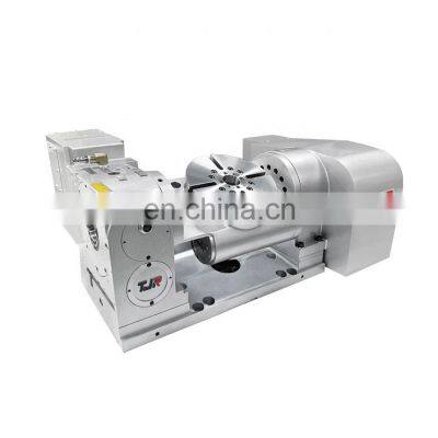 FAR series for CNC milling machine pneumatic brake dual-axis and single-arm type 5 axis rotary table