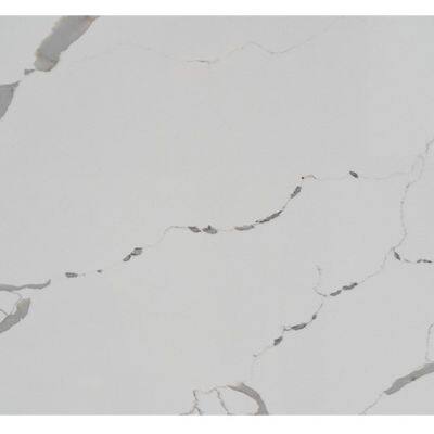 Code：6204，Calacatta Artificial Stone Quartz Slab Kitchen Countertops photo-2