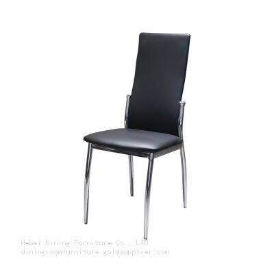 High Back Leather Iron Leg Conference Chair DC-U23