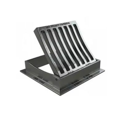 Anti-theft captive hinge EN124 D400 Ductile Iron Rain Water Grating