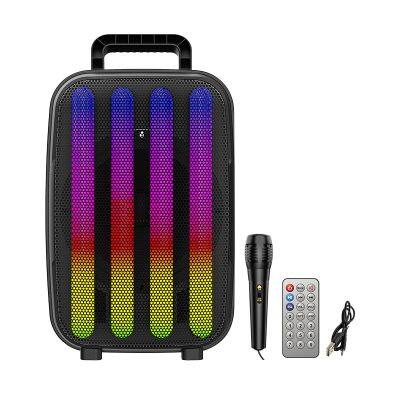 Hot sell ZQS8155 factory OEM  custom 16W power single 8 inch wireless portable bluetooth speaker for outdoor