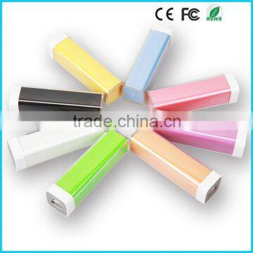 Slim Lip Gloss rechargeable battery charger with 2600mAh