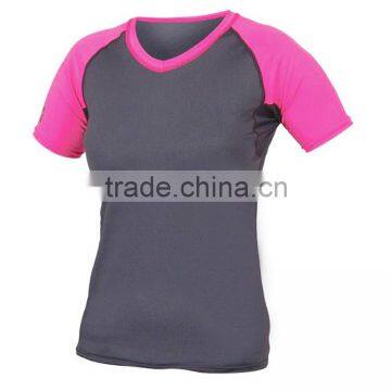 custom printed rash guard women, long sleeve shirt from 