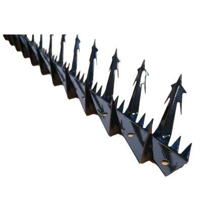 Galvanized Anti-Climbing Fence Spikes Razor Wire Made of Steel and Iron for Construction & Protection