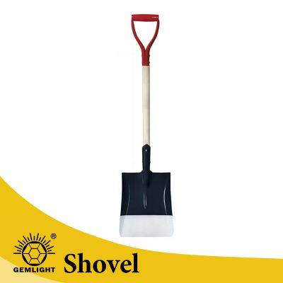 Industrial Manganese Steel Flat Shovel Square Shovel for Sand Soil Gravel Moving Construction Tool Manufacturer