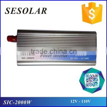 dc ac 12v 110v 2000w modified sine wave inverter