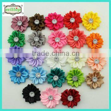 Cheaper hot sale 3.5-4cm flower ribbon