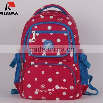 2016 student school backpack bag manufacturers China