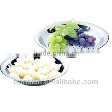 Luxury steam dishes 2pcs stainless steel dumplings plates