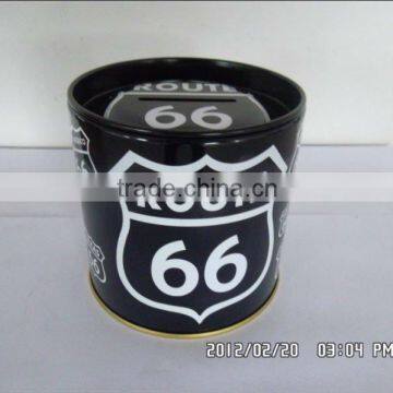 Cute Metal Tin Coin Bank With Key and Lock for Kids photo-4