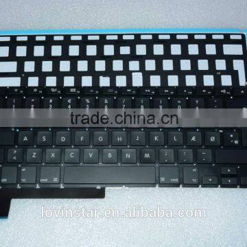 Factory Danish Design keyboard Replacement LED Backlight For Macbook Pro 15" A1286 2008-2012